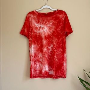 Red Tie Dye T-Shirt